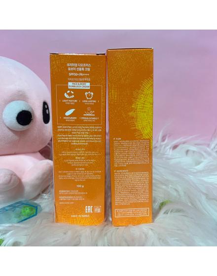 Крем Солнцезащитный Для Лица И Тела Premium UV Sunblock Cream SPF50/PA++ 100г 5578 Deoproce (Корея)