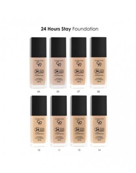 Тональная Основа Up To 24 Hours Stay Foundation №08-SPF15 3367 Golden Rose