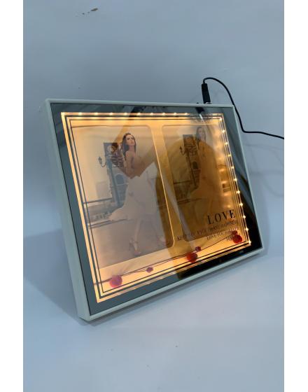 Фоторамка-Зеркало С Led-Подсветкой Magic Photo Mirror 2 в 1 SK025 SHK Gift