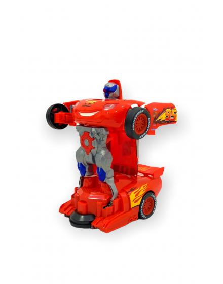 Детские Игрушки-Машины Роботы Deform Lightning McQueen 2 в 1 SHK Toys