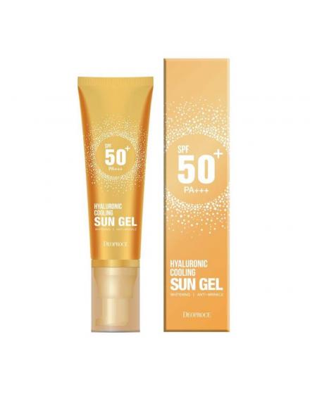 Солнцезащитный Гель Для Тела Hyaluronic Cooling Sun Gel SPF50 (50г) 5570 Deoproce (Корея)