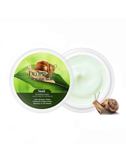 Крем Для Лица И Тела С Улиточным Экстрактом Natural Skin Snail Nourishing Cream 5529 Deoproce (Корея)