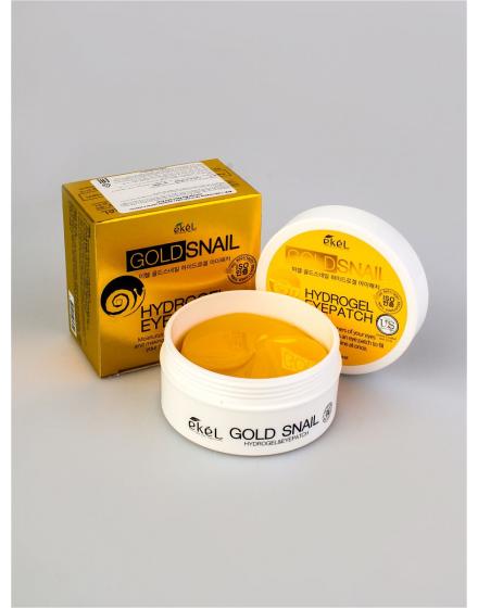 Гидрогелевые Патчи Под Глаза С Муцином Улитки И Золотом Hydrogel Eye Patch Gold Snail 5511 Ekel (Корея)