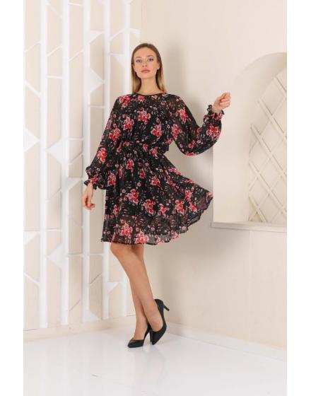 Женское Шифоновое Платье 1564-6 Boutiqua