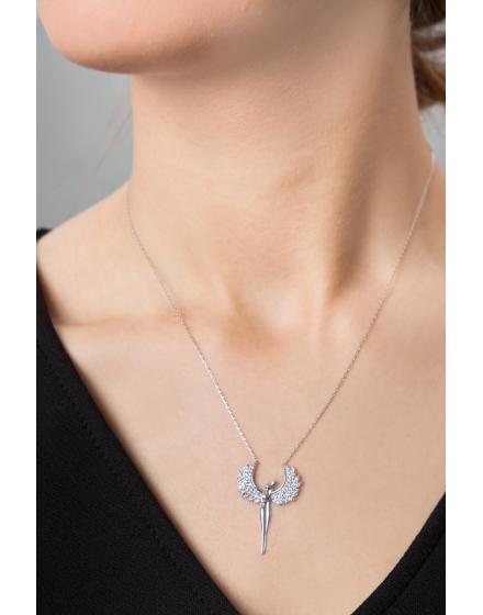 Серебряное Ожерелье Модель "Любовь" PP2387 Larin Silver