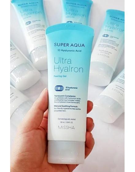 Missha Super Aqua Ultra Hyalron Peeling Gel 100 мл Пилинг скатка с гиалуроновой кислотой