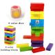 Игра Jenga Game Цветной 54 Детали Из Дерева SK9690 SHK Gift