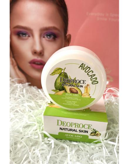 Крем Для Лица И Тела Питательный Крем С Авокадо Natural Skin Avocado Nourshing Gream 5531 Deoproce (Корея)