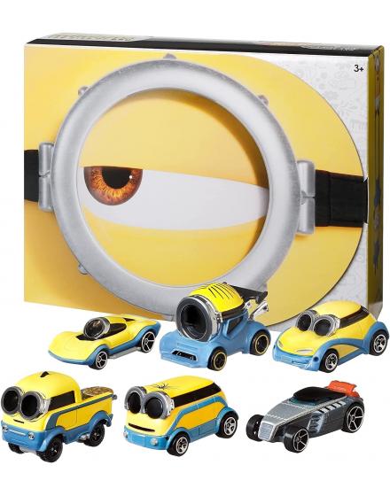 Hot Wheels Minions Из 6 Транспортных Средств Игровой Набор ST3515 SHK Gift