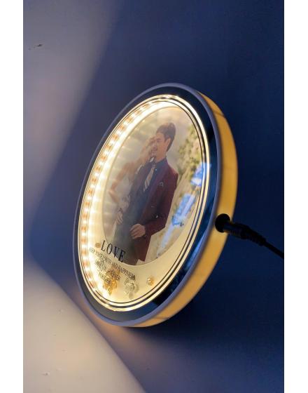 Фоторамка-Зеркало С Led-Подсветкой Magic Photo Mirror 2 в 1 SK025 SHK Gift