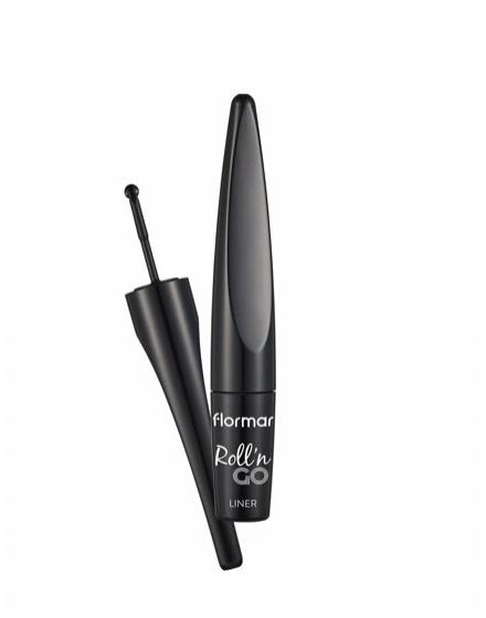 Подводка Roll'n Go Liner Black 1.0ml Flormar