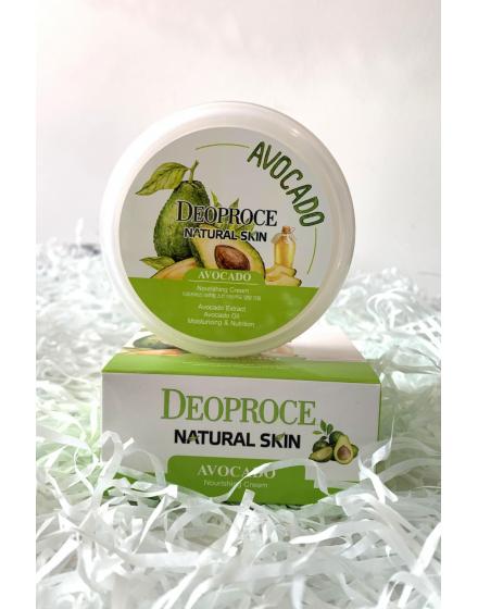 Крем Для Лица И Тела Питательный Крем С Авокадо Natural Skin Avocado Nourshing Gream 5531 Deoproce (Корея)