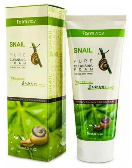 Пенка Очищающая С Экстрактом Улитки Snail Pure Cleansing Foam 5523 FarmStay (Корея)